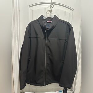 Tommy Hilfiger Black Lightweight Breathable Men’s Coat Size XXXL